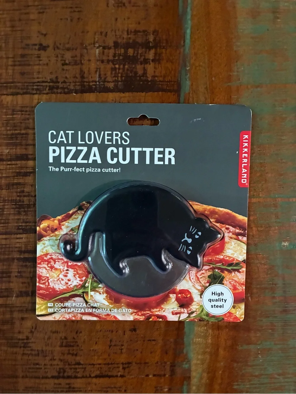 Kikkerland Black Cat Pizza Cutter